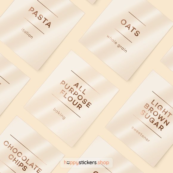 36 Labels • Glorich Minimalist Pantry for Kitchen Storage • Organization Labels - Picture 17 of 17